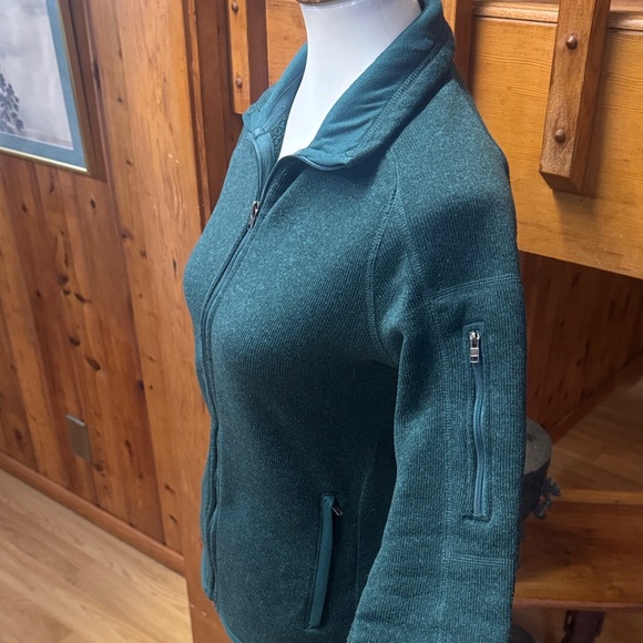 Patagonia size XS Dark teal forest Green Full-Zip jacket better sweater - Picture 3 of 13